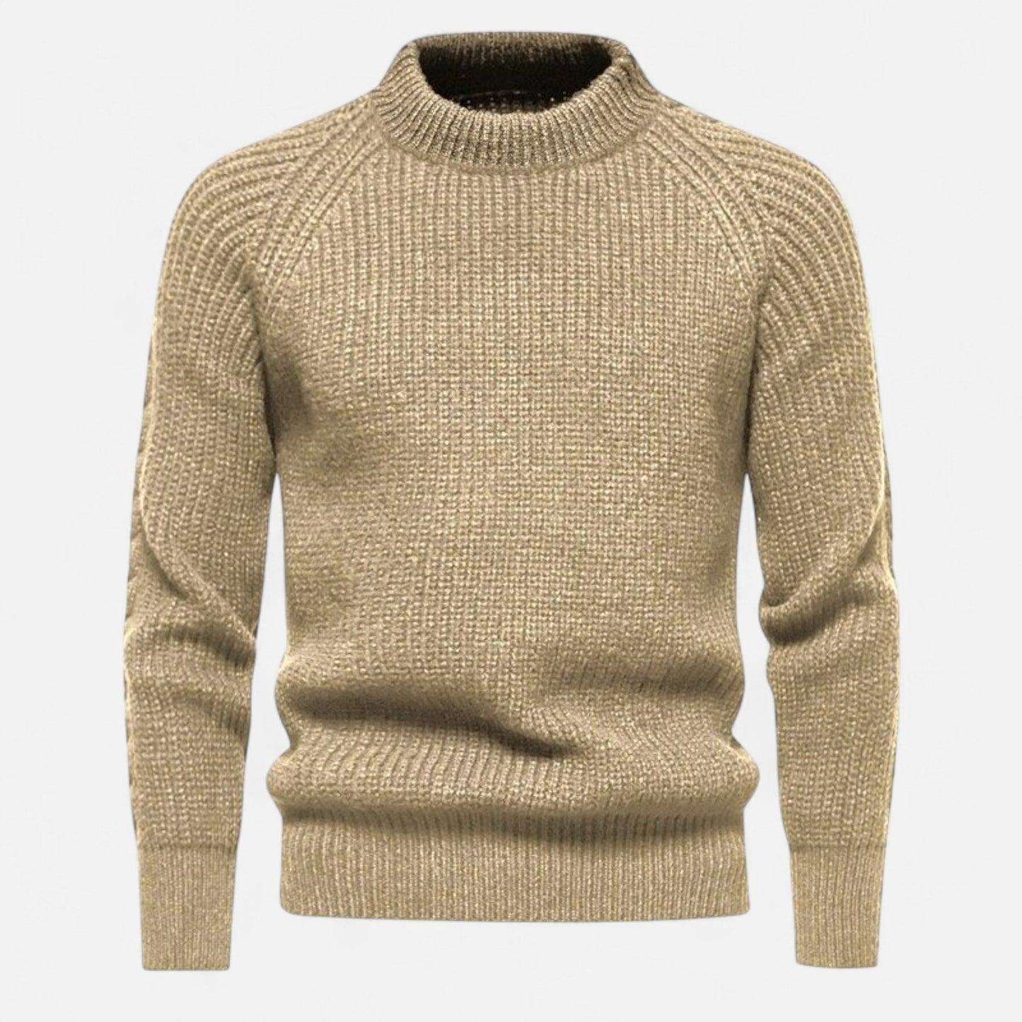 Men’s Slim-Fit Sweater – Ribbed Knit Elegance